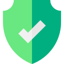Green Shield with white checkmark
